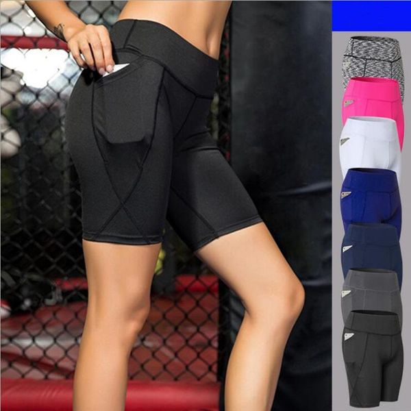 

women's shorts solid women plus size high waist running female breathable sweat fitness clothing workout, White;black