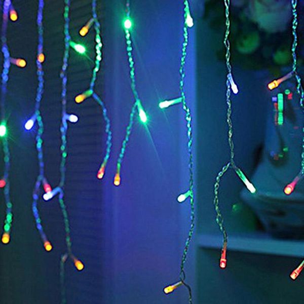 

strings 3.5m led string light ac220v/ac110v christmas curtain garland fairy festoon tree colors lamps home decorations