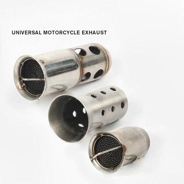 

motorcycle exhaust system universal modified muffler mute plug caliber 51mm 60mm