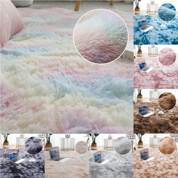 

carpets 80x120cm soft fluffy rugs anti-skid shaggy area rug dining room home bedroom floor mat decor anti-slip mats