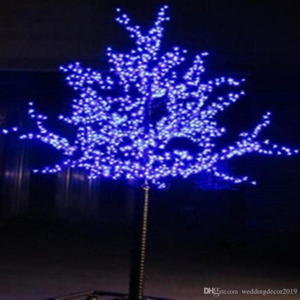 

christmas decorations shiny ledcherry blossom tree lighting waterproof garden landscape decoration lamp for wedding party supplies