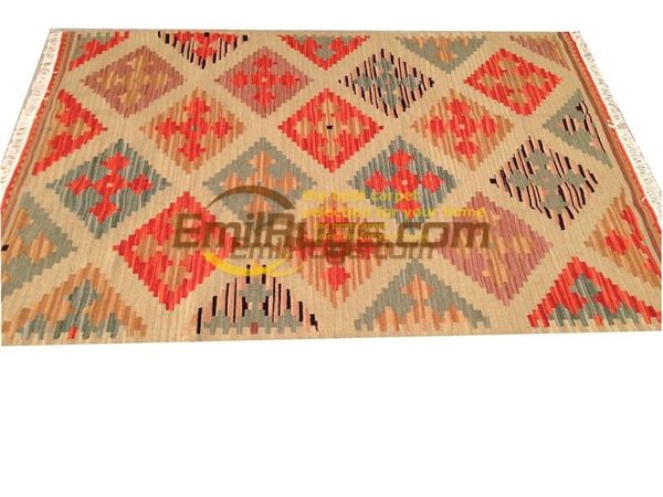 

carpets kilim carpet wool handmade turkish for living room geometric rug ethnic style natural sheep
