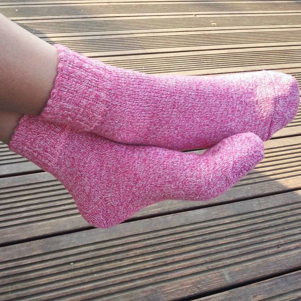 

spring winter sport socks women thick wool socks female lovely cute warm soft fitness gym cycling yoga lady 934550 m1gx#, Black
