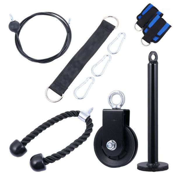 

yoga outfit 1 set pulley cable system tricep rope diy loading for home gym