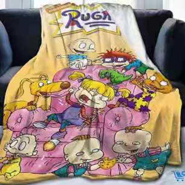

blanket wholesale animation cartoon 3d printed flannel blanket air conditioning nap cover