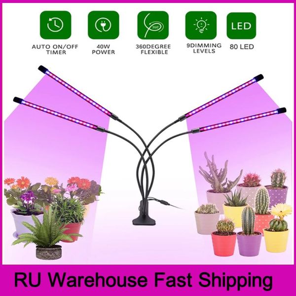 

grow lights usb head led light lamp full spectrum fitolampy for plants seedlings flower plantas box