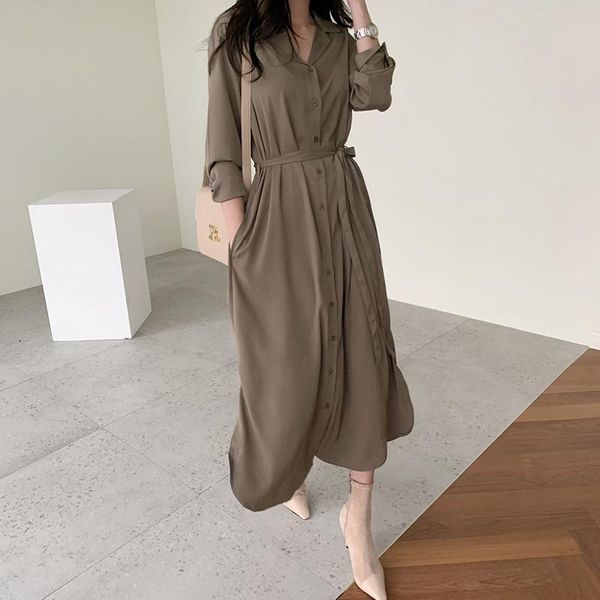 

casual dresses 2021 summer shirt dress evening female vintage party oversize short sleeve beach women robe vestido prom, Black;gray