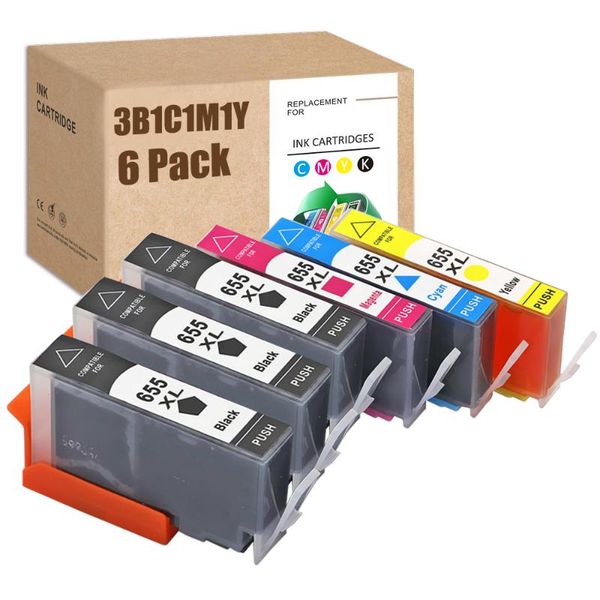 

pieces 655 ink cartridge xl for -655 3525 5525 4625 4615 4252 6520 cartridges