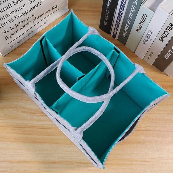 

storage boxes & bins 33*23*18.5cm baby diaper caddy organizer portable holder bag multifunctional kids diapers nappy changing maternity hand