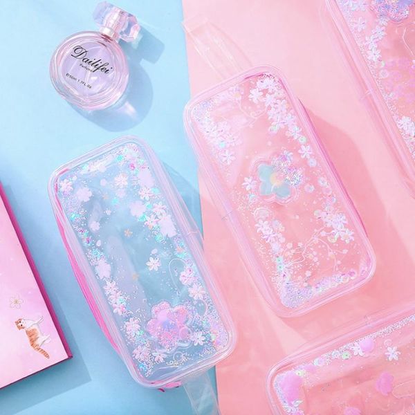

1pc lovely pencil case school box pencilcase bag supplies stationery student kid gift bags
