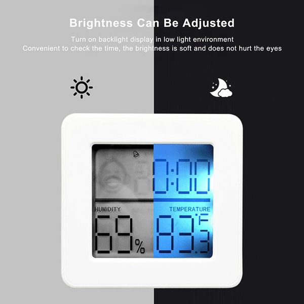 

clock table with temperature date display other clocks & accessories