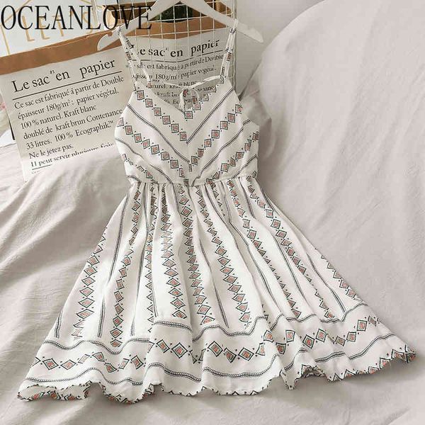 

a-line vestido fashion v neck high waist women print sleeveless beach style dresses chic ropa mujer 16415 210415, Black;gray