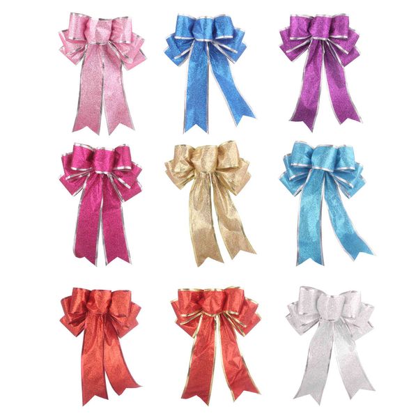 

christmas crafts 20cm full of scallion powder multicolor bow handmade decorative ornaments