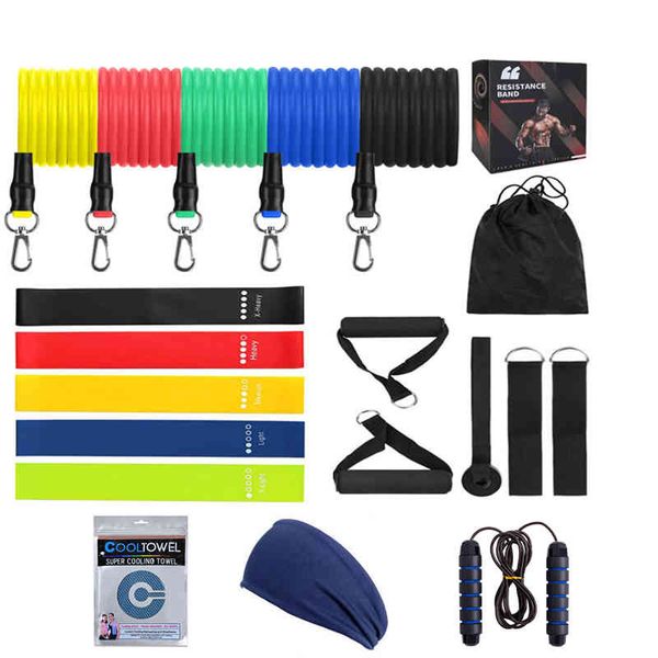 Elastic 100lbs 150lbs Resistance Gym Home Exercício Tapes Expansor Borracha Bandas para Fitness