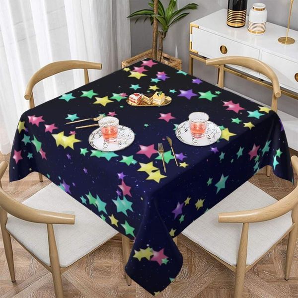 

table cloth rainbow babysbreath waterproof kitchen items coffee for living room home decor dining rectangular tablecloths