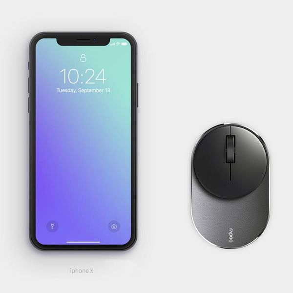 

original rapoo m600 mini multi-mode wireless mouse usb lapbluetooth 3.0,4.0 and 2.4g pc for home office mice