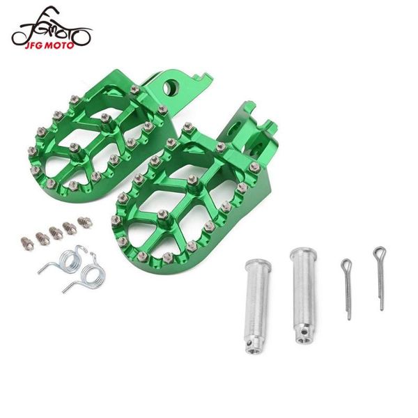 

pedals motorcycle foot peg rest pedal footpeg billet for kx250f kx250 kx450f kx450 klx450r kx450x 2006 2007