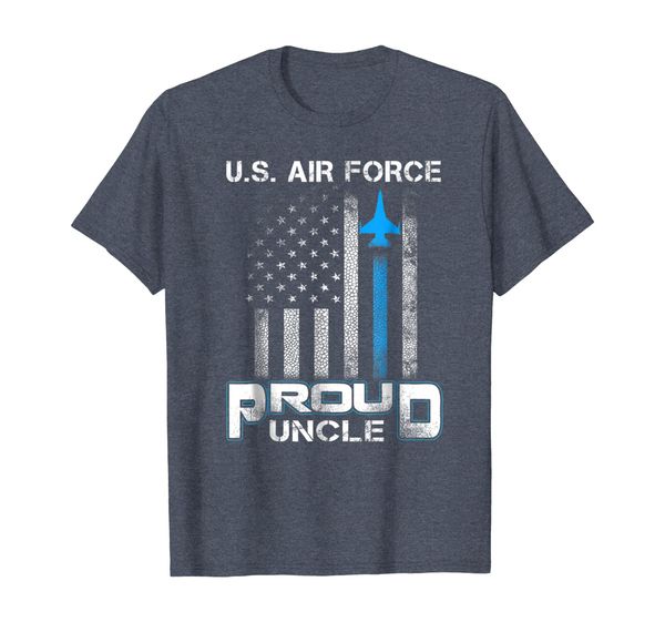 

pride military family - proud uncle u.s. air force t-shirt, White;black
