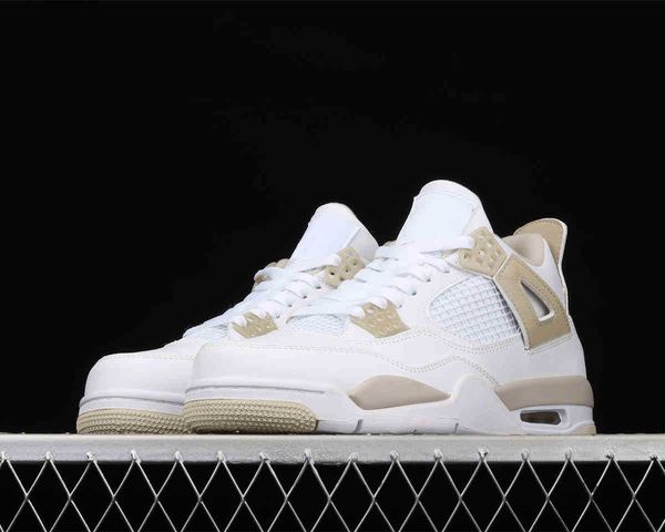 

sand jumpman 4 4s fashion shoe white gold mens womens basketball shoessule