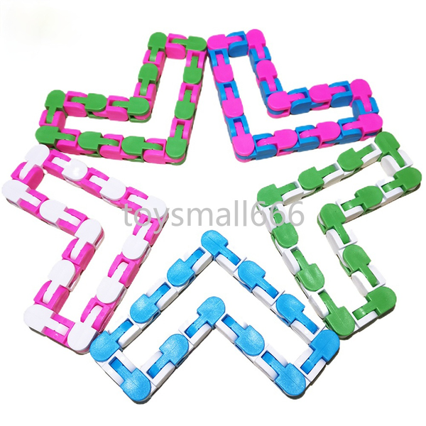 

new wacky tracks sensory fidget toys snap and click fidget cube puzzles figet add adhd diy toys for stress relief party favours