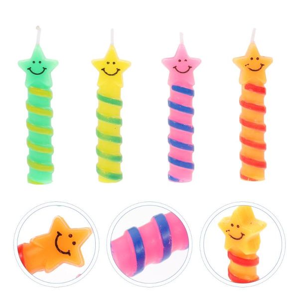 

candles 4pcs cake birthday in holders for decorations