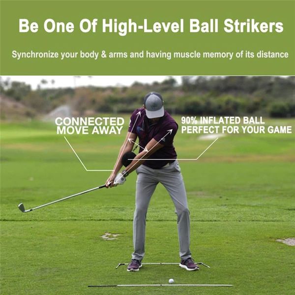 

golf training aids inflatable ball trainer assist posture correction swing aid practice skill smart