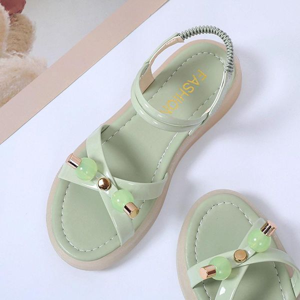 

sandals summer fashion fairy temperament sponge soft bottom surface women all-match comfortable non-slip roman shoes, Black