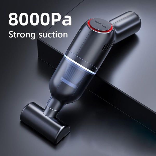 

mini handheld car vacuum cleaner wireless wet dry dual use high power strong suction cordless portable home cleaners
