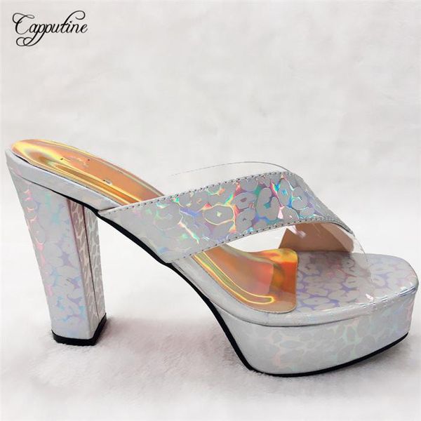 

dress shoes elegant silver african party high heel slip-on women's cfs14, Black