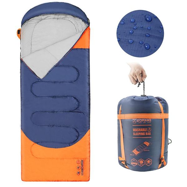 

sleeping bags zomake camping bag,waterproof 4 season warm envelope backpacking bag for outdoor traveling hiking