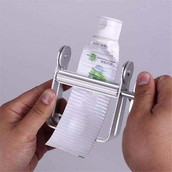 

toothbrush holders aluminum compound toothpaste squeezer matte handle design squeeze cream tube cleansing foam helps prevent wa