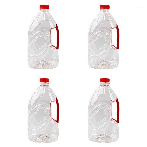 

storage bottles & jars 4 pcs plastic water bucket sealed oil bottle container carrier