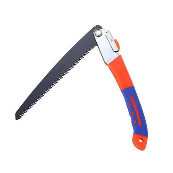 

hand tools folding saw sk5 steel blade soft rubber handle collapsible sharp for woodwork / household cutting diy