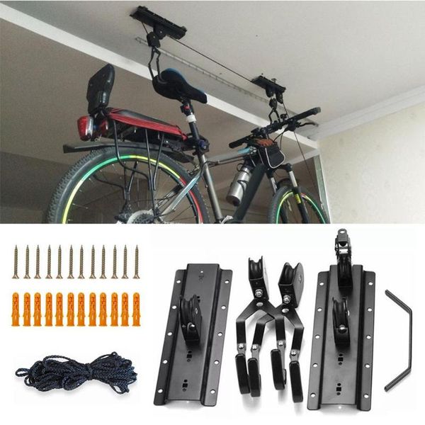 

bicycle ceiling hanger mountain bike display rack hook parking suspension car & truck racks