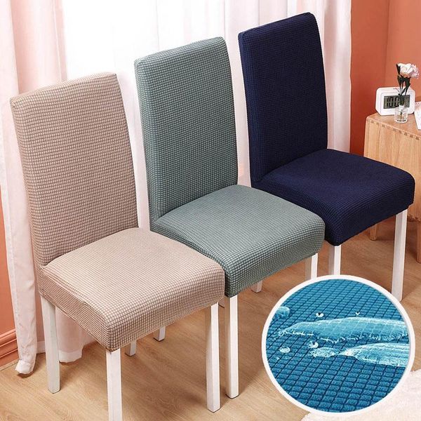 

chair covers anti-slip anti-dirty european seat cover waterproof checked elastic stretch fabric dining office living room