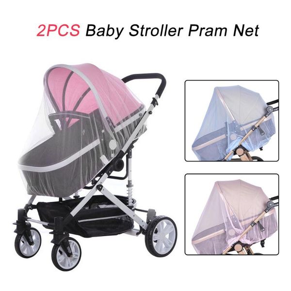 

2pcs/pack car seat buggy anti mosquito carrycot bed baby stroller pram net parts & accessories