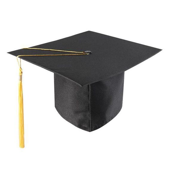 

matte graduation cap with tassel adjustable 2021 pography high school college black woman hat wide brim hats, Blue;gray