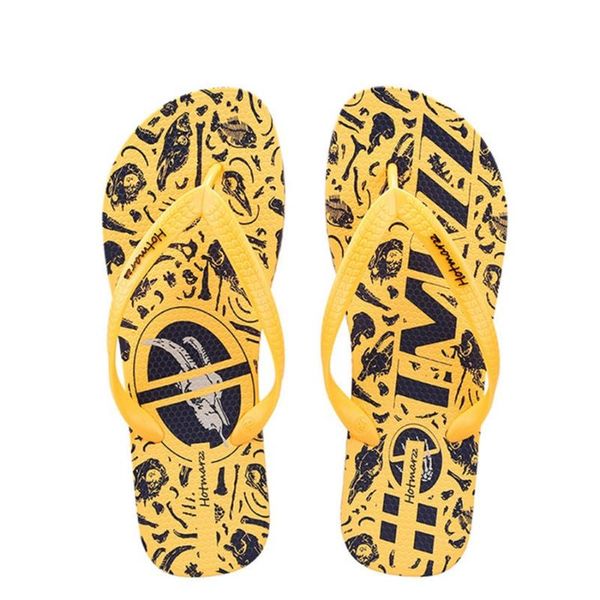 

summer flip-flops men's casual non-slip slippers beach shoes, Black