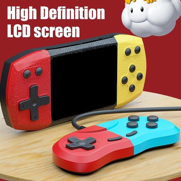 

portable game players handheld console color screen retro two-player built-in 620 fc games player for children adult
