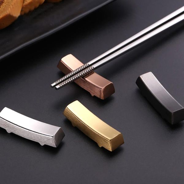 

chopsticks kitchen tools table decorative pillow spoon stand rack stainless steel holder portable chopstick rest