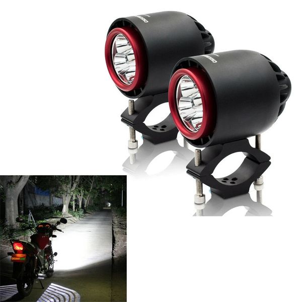 

cnsunnylight 3400lm 20w 6000k ip67 motorcycle turbo led headlights flash strobe light
