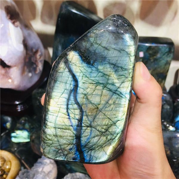 

decorative objects & figurines natural genuine blue labradorite decorate domestic adornment evolution
