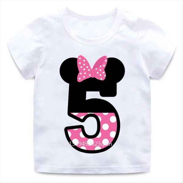 

t shirt boy amp girl happy birthday numbers 1 9 letters print tee shirts baby summer white kids funny gifts, Blue