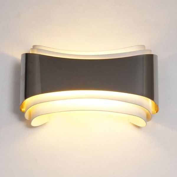 

modern indoor wall lamp 85-265v led mounted sconce light 5w warm white cold for bedroom corridor stairs wj1007