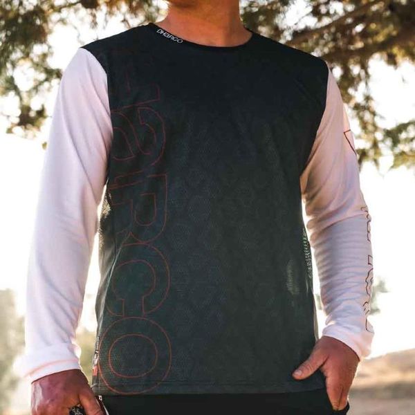 

racing jackets 2021 team mtb cycling jersey motocross road bike riding clothing long sleeved sport downhill shirt, Black;red