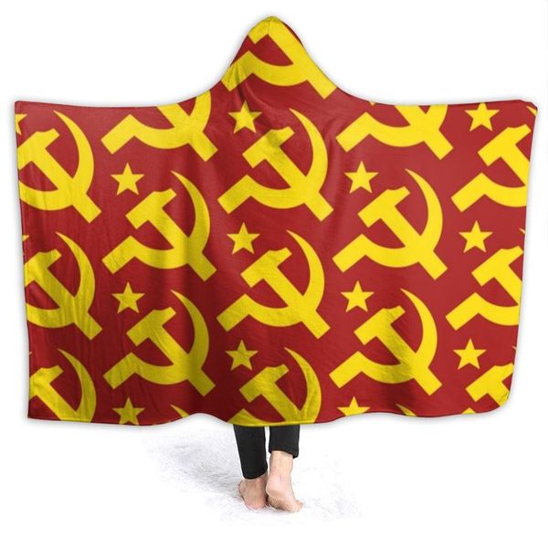 

blankets communist blanket camping super soft hoodie fashion beautiful fleece bedspread