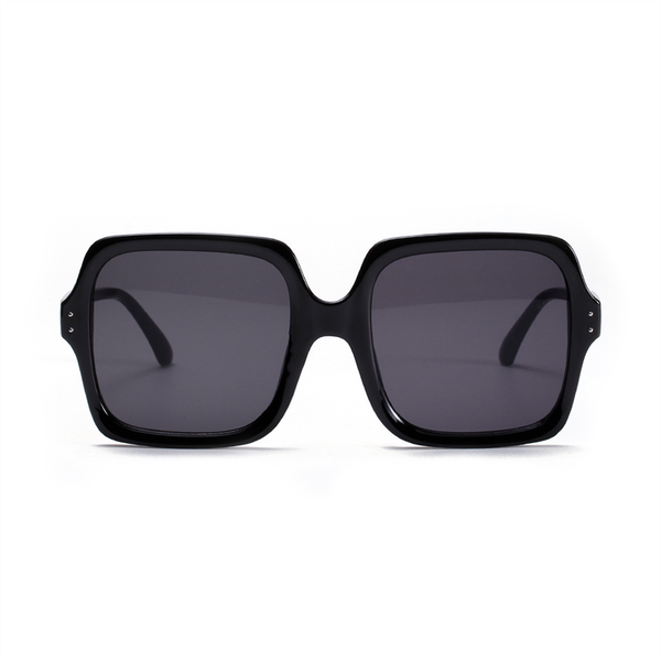 

sunglasses women square color frame trend glasses oversized sun for female men oculos uv400, White;black