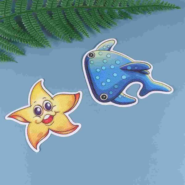 

bath mats 20pcs marine cartoon stickers bathtub prevention decals self-adhesive tub pasters