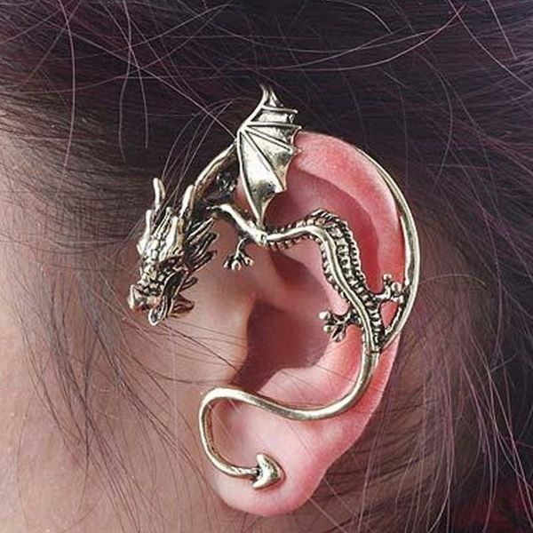 

dangle & chandelier personality dragon earrings korea a song of and fire fashion korean for women earring grunge wholesale, Silver