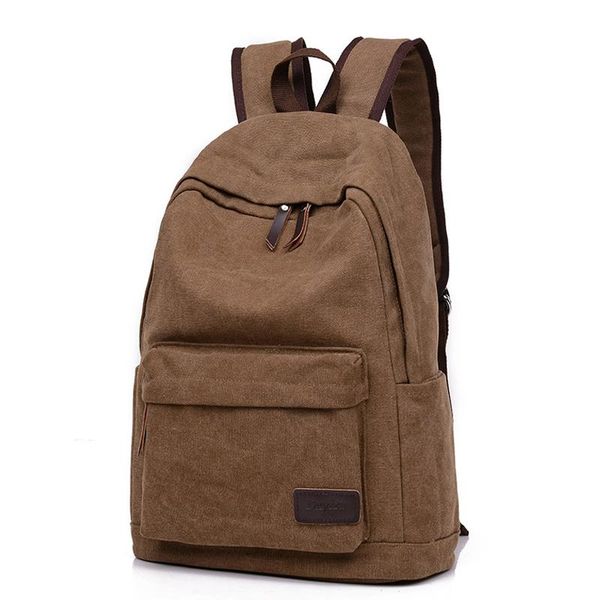 

backpack preppy style fashion backpacks for men and women solid soft back pack school bags big capicity canvas bag